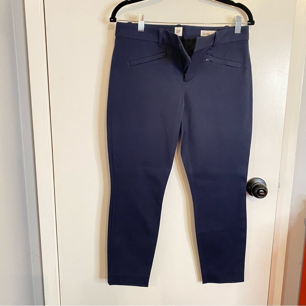 Women's GAP Navy Blue Pants SIze S/P Office Style measurements in picture New!